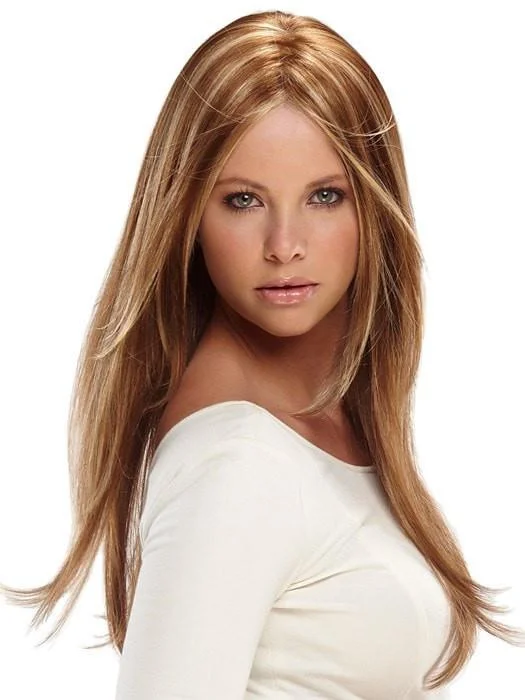 Long - length wig with a 220 - density for an extra - full appearance Zara Large | Synthetic Lace Front Wig (Mono Top) Long - length wig with a 220 - density for an extra - full appearance Zara Large | Synthetic Lace Front Wig (Mono Top)