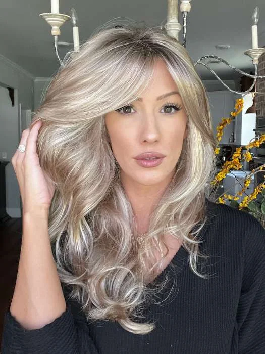 Long - length wig with a heat - resistant formula for easy styling at home Miles of Style | Synthetic Lace Front Wig (Mono Part) Long - length wig with a heat - resistant formula for easy styling at home Miles of Style | Synthetic Lace Front Wig (Mono Part)