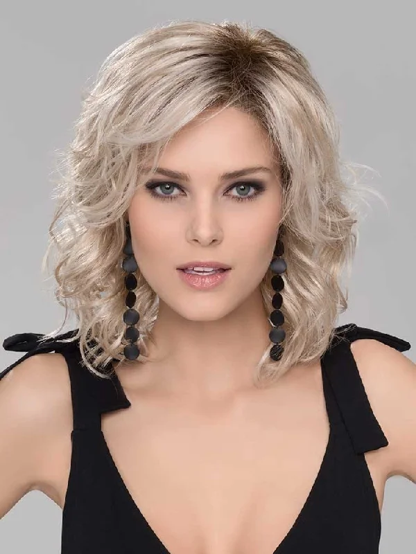 Synthetic curly wig with a tight - curl pattern for a natural look Beach Mono Part wig - Ellen Wille Hairpower Collection