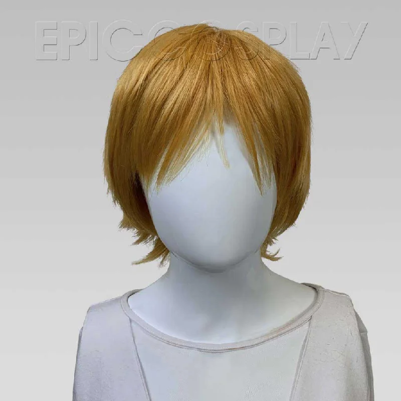 Short wig with a pixie cut for a bold and edgy look Kise - Butterscotch Blonde Short Wig