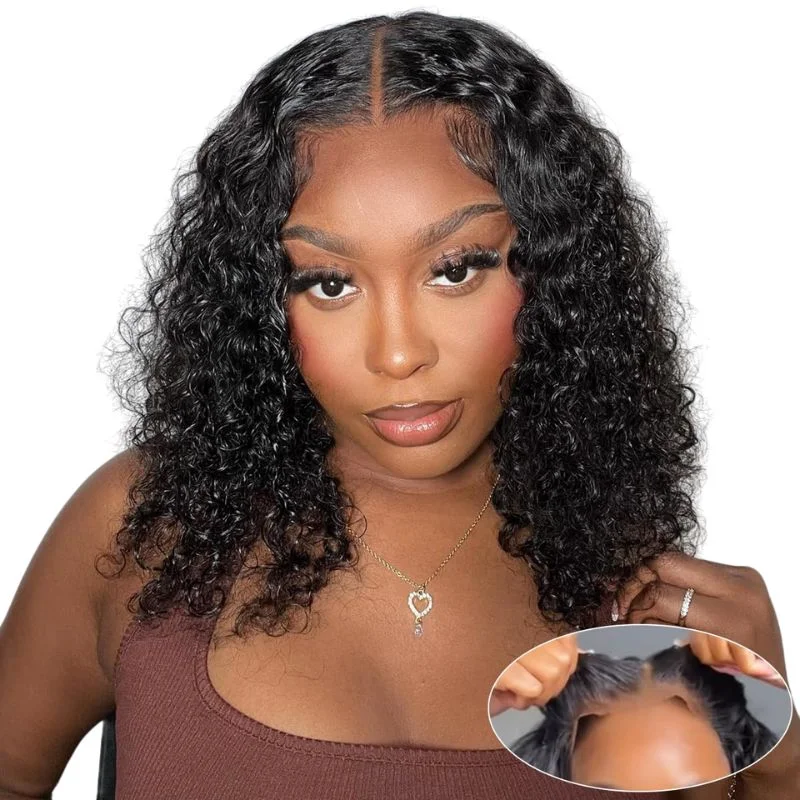 Wavy Wigs with Clip - in Bangs (Removable) Wavy Wigs for Theaters Get Glamorous with FAYUAN 12 inch Glueless Curly Pre Plucked 5x5 Lace Wig - 200% Density Wavy Wigs with Clip - in Bangs (Removable) Wavy Wigs for Theaters Get Glamorous with FAYUAN 12 inch Glueless Curly Pre Plucked 5x5 Lace Wig - 200% Density