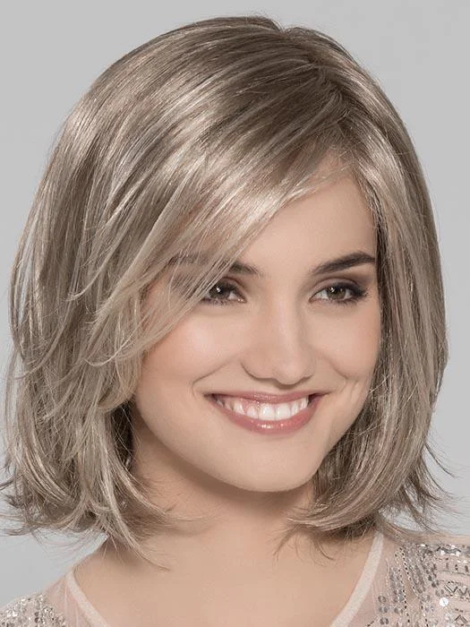 Medium - length wig with a platinum - blonde color for a bold and trendy look Lucky Hi Wig by Ellen Wille | Synthetic Medium - length wig with a platinum - blonde color for a bold and trendy look Lucky Hi Wig by Ellen Wille | Synthetic