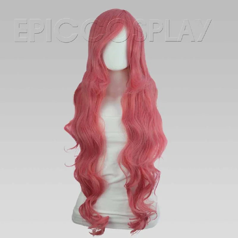 Long - length wig with a side - part for a more flattering look Hera - Princess Dark Pink Wig Long - length wig with a side - part for a more flattering look Hera - Princess Dark Pink Wig