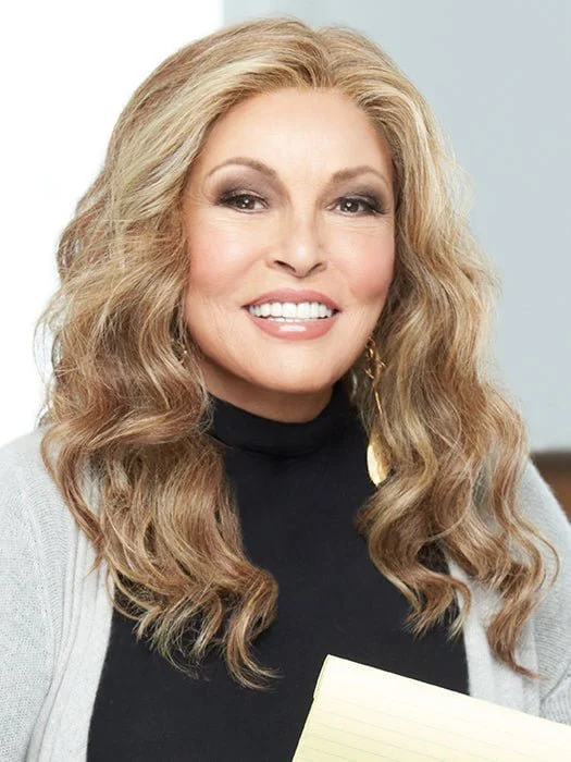 Long - length wig with a silk - base cap for a comfortable and smooth feel Day to Date | Synthetic Lace Front Wig (Mono Top)