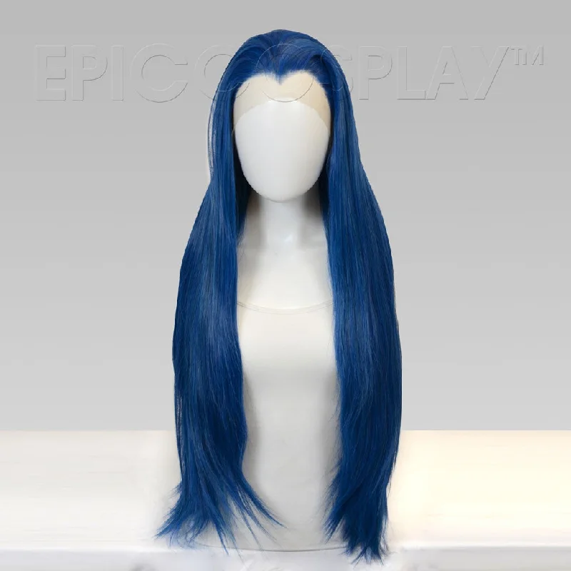 Long - length wig with a heat - resistant formula for easy styling at home Nemesis - Shadow Blue Wig Long - length wig with a heat - resistant formula for easy styling at home Nemesis - Shadow Blue Wig