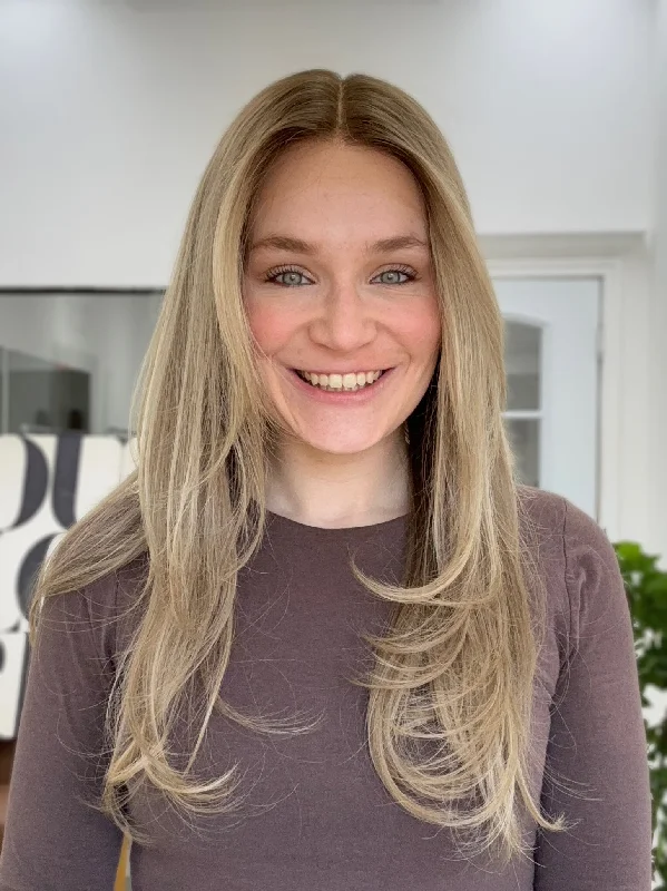 Bob Wigs for Alopecia Sufferers​ Faye Glueless 3.0 Lace Top Wig, 24" length (Butterfly Cut)