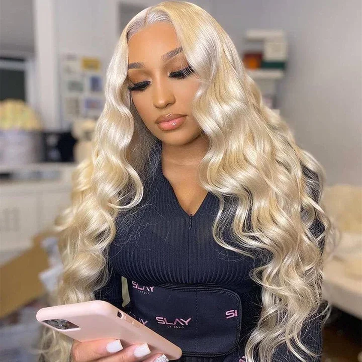 Wavy Wigs without Bangs for a Classic Look 613 Blonde Lace Front Wig Human Hair 4x4 Body Wave Lace Front Wigs Human Hair Pre Plucked with Baby Hair 150% Density 26 inch Wavy Wigs without Bangs for a Classic Look 613 Blonde Lace Front Wig Human Hair 4x4 Body Wave Lace Front Wigs Human Hair Pre Plucked with Baby Hair 150% Density 26 inch