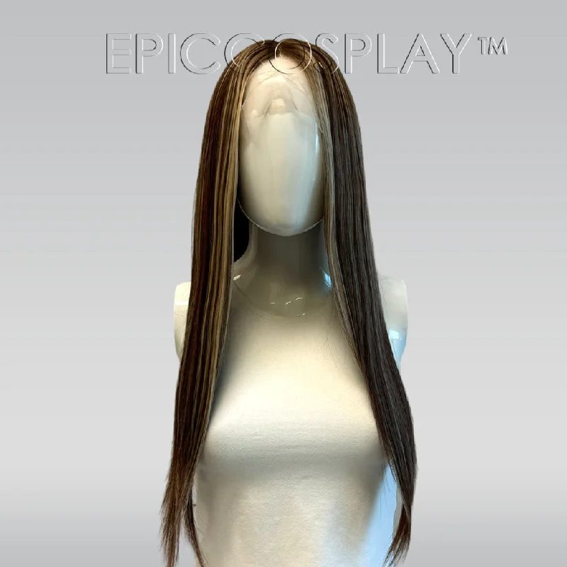 Long - length wig in a jet - black color for a classic appearance Signature - Izanagi Brown Lace Front Long Wig Long - length wig in a jet - black color for a classic appearance Signature - Izanagi Brown Lace Front Long Wig