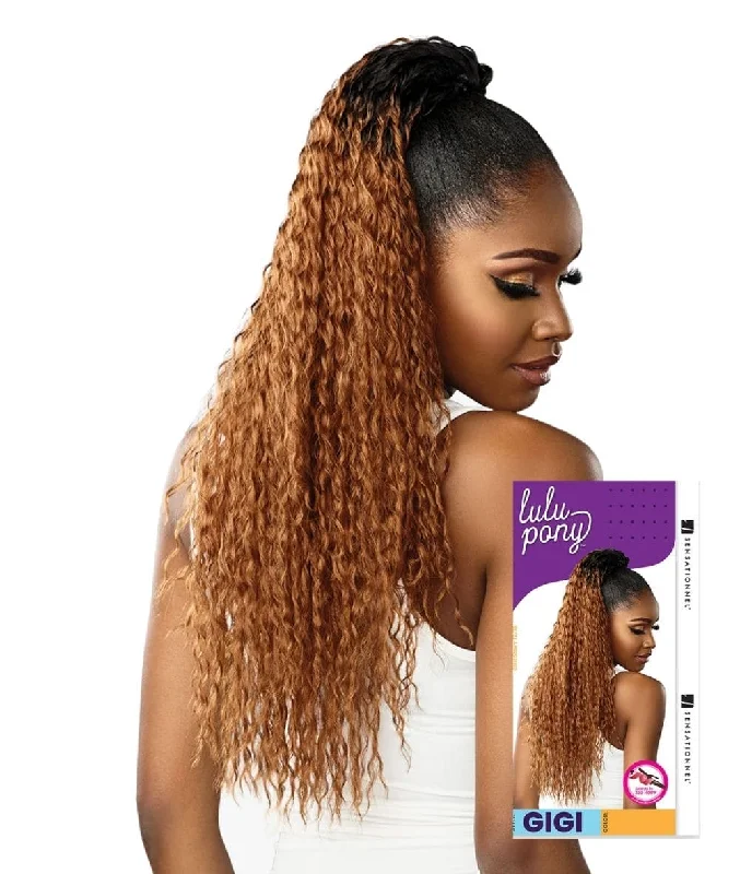 Ponytails with a natural - looking scalp for a more realistic appearance Sensationnel Lulu Pony - Gigi