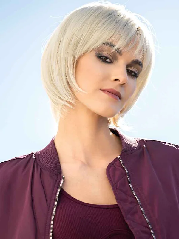 Bob Wigs with Heat - Resistant Fibers (for Styling) Bob Wigs for Alopecia Sufferers Jude wig - Rene of Paris Hi-Fashion Bob Wigs with Heat - Resistant Fibers (for Styling) Bob Wigs for Alopecia Sufferers Jude wig - Rene of Paris Hi-Fashion