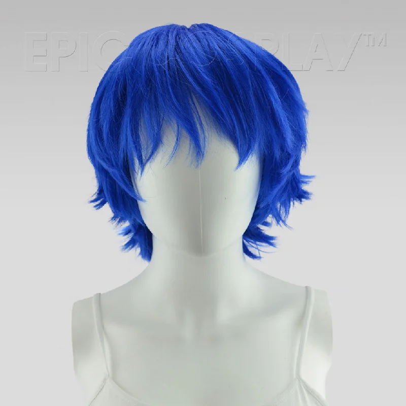 Lace - front short wig for a seamless and realistic hairline Apollo - Dark Blue Wig