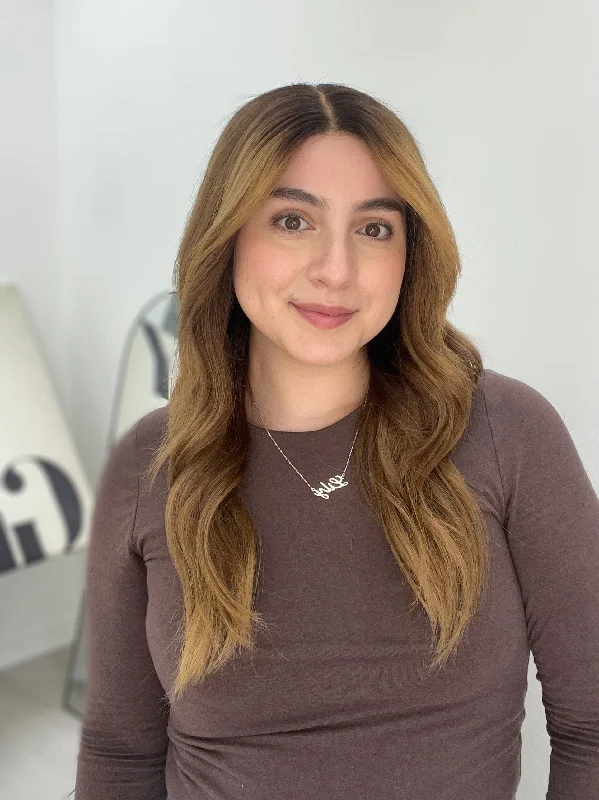 Bob Wigs for Business Meetings Hairalicious Extra Thin Hairline Collection Lace Top Wig, "Custom Colored Warm Honey Bronde" (R2708) Bob Wigs for Business Meetings Hairalicious Extra Thin Hairline Collection Lace Top Wig, "Custom Colored Warm Honey Bronde" (R2708)
