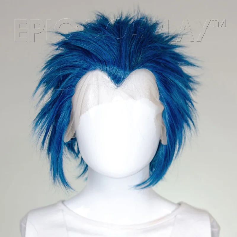Monofilament - cap short wig for a breathable and natural - looking scalp Hades v2 - Shadow Blue Wig