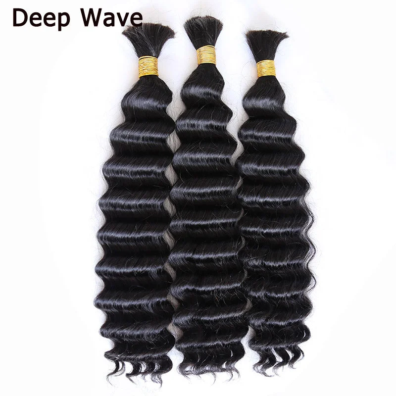 Wholesale - Double Drawn Burmese Hair Bulk Braiding Hair (Price for 1 Bundle)