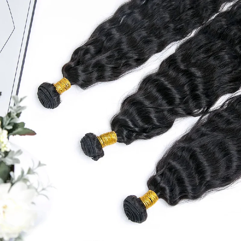 Wet and Wavy Weft Bundle Human Hair